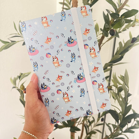 Summer Pups Leatherette Notebook