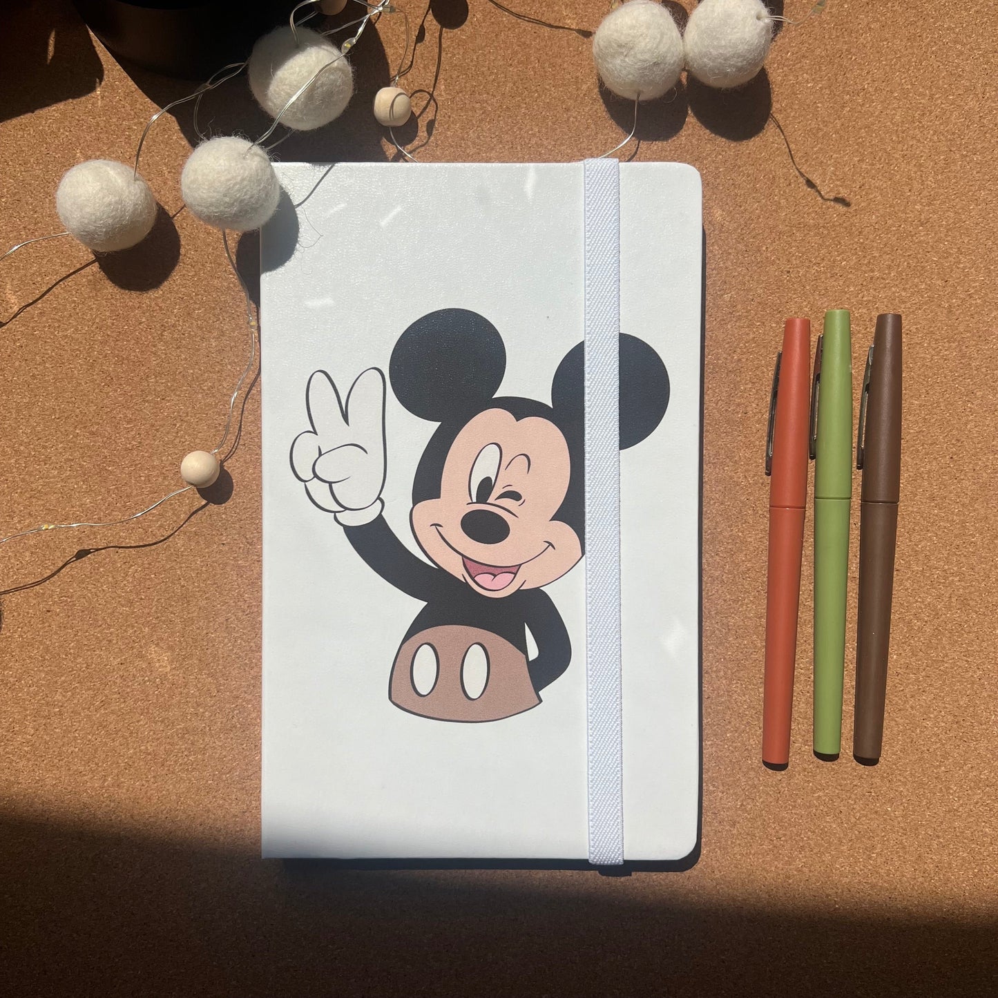 Neutral Mouse Leatherette Notebook